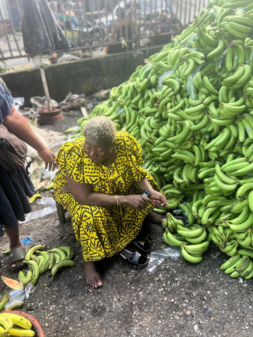 Marché de Douala approvisionné en fruits